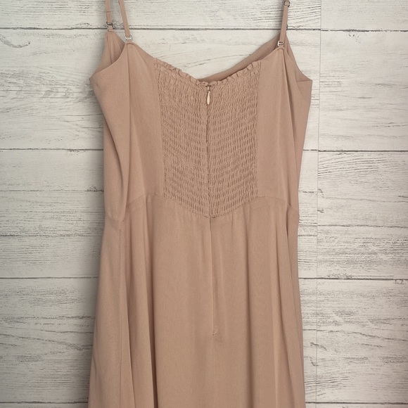 🌟NEW Reformation Ingrid maxi dress pale pink size 8 - Picture 4 of 4